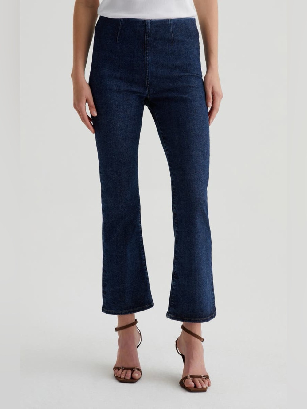 AG Adriano Goldschmied Farrah Bootcut Flare Crop Jeans XS